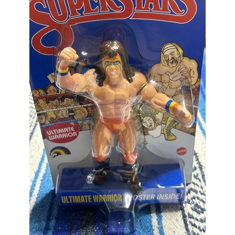 WWE Superstars Mattel Retro Ultimate Warrior Wrestling Action Figure NIB LJN